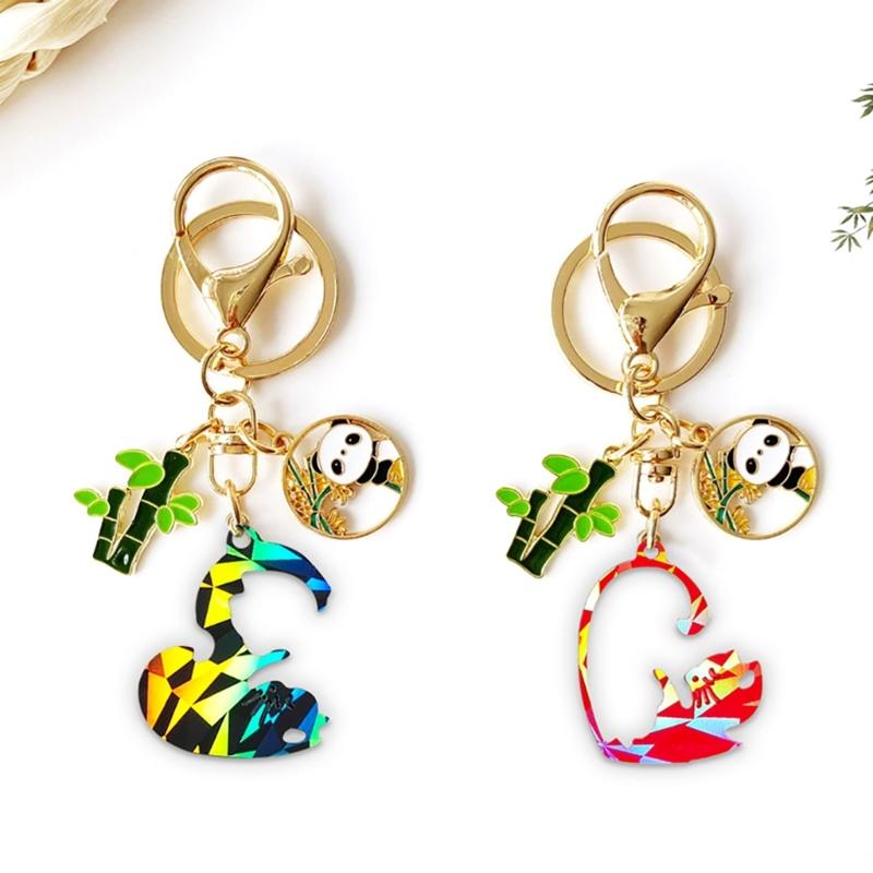 Cat Keychain Mold Handmade Keyring Charm Epoxy Resin Mold for Earring Pendant Bag Hangings Ornament Jewelry Making Tool