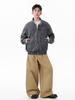 Xxbro Herren Japanische Retro Arbeitskleidung Patchwork Baumwolljacke - Herbst/Winter Trendige Lässige Oberbekleidung
