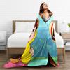 Heidi, Girl of the Alps  Blanket Quality Warm Soft  Throw Blanket Autumn Airplane Travel Bedroom Print Bedspread