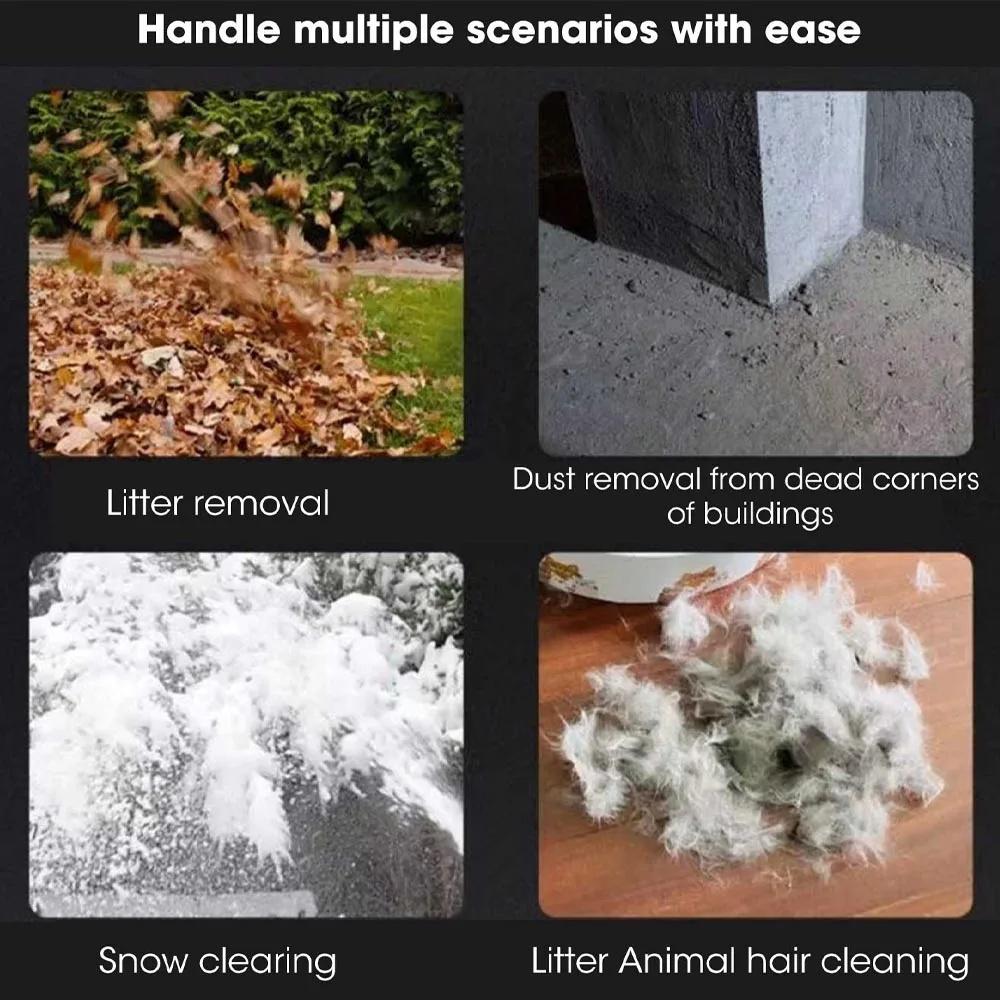 2-in-1 Air Blower Cordless Electric Air Blower 21V Rechargeable High Quality Powerful Vehicle Mounted Dust Collector Power Tools