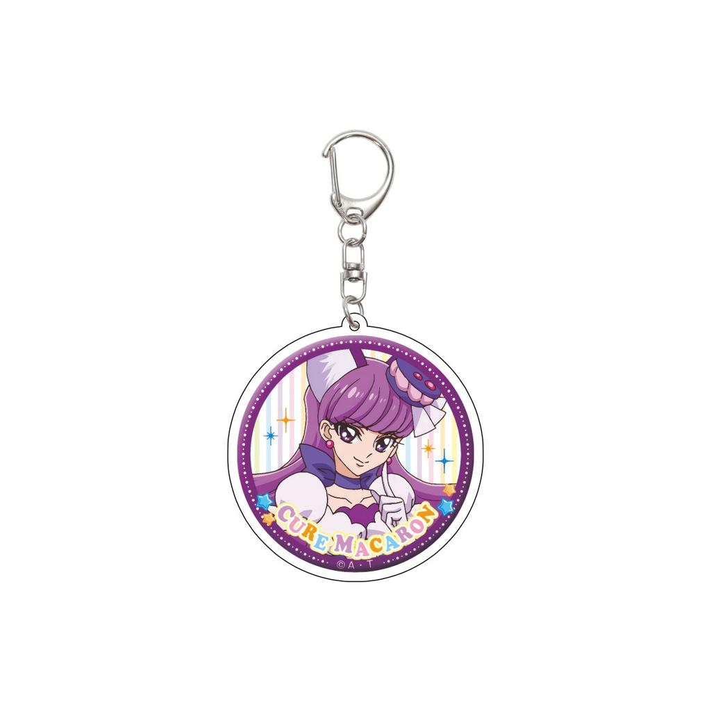 55MM Anime Pretty Cure Keychain Natsuki Rin/Kasugano Urara/Akimoto Komachi  Key Chain Acrylic Model Plate Christmas Gifts
