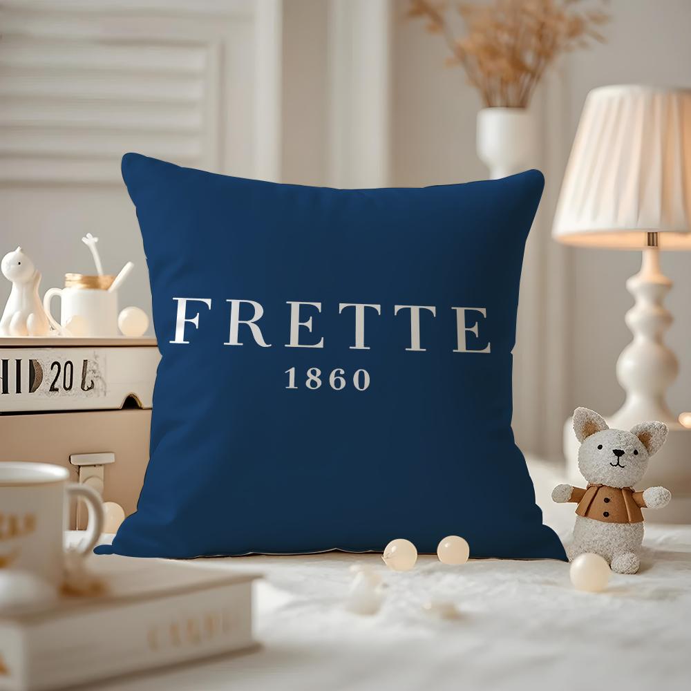 Cushion Cover Anti-dustmite Pillowcase Invisible Zipper Silky Short Plush Sofa Cushion Cover FREITAG