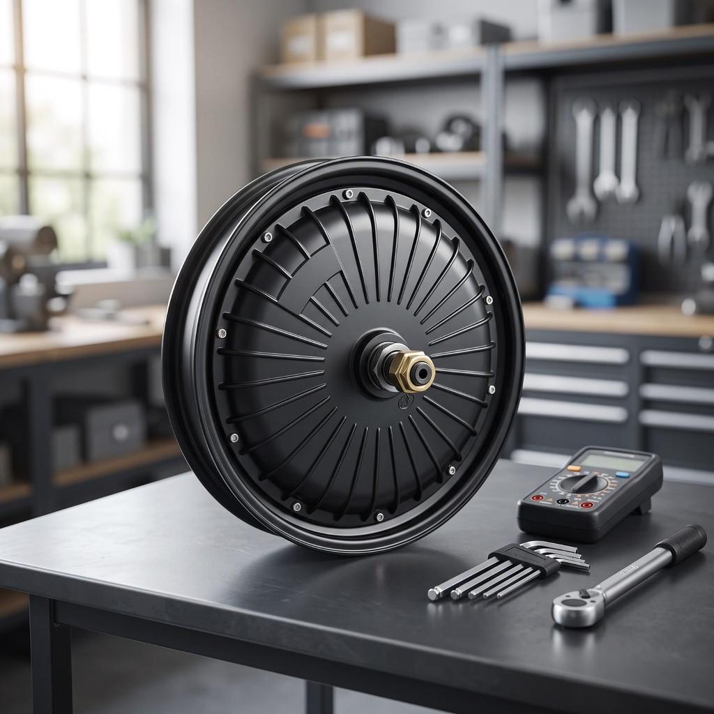 Metallnavmotor med Kablar 350W Monterad Växellös för Byggare