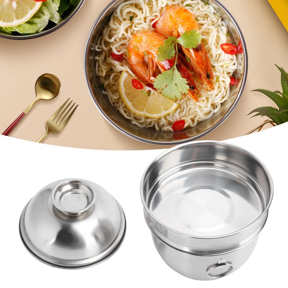 Detachable Outer Shell Food Container Large Capacity Lunch Bowl Ramen Soup Bowl Picnic