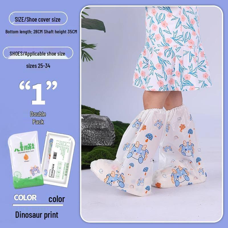 Wasserdichte Rutschfeste Transparente Plastiküberschuhe - Robuste Hohe Regenschuhüberzieher