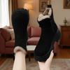 New Autumn and Winter Style Non-Slip Versatile Fleece-Lined Thickened Warm Women's Boots