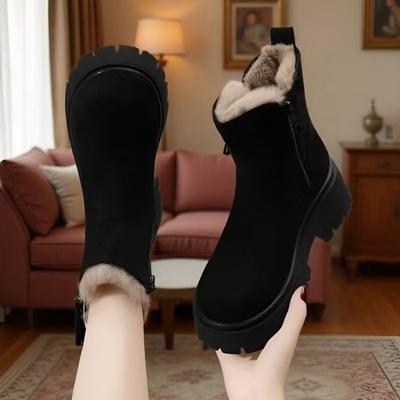 Neuer Herbst- und Winterstil Rutschfeste Vielseitige Fleecegefütterte Verdickte Warme Damenstiefel