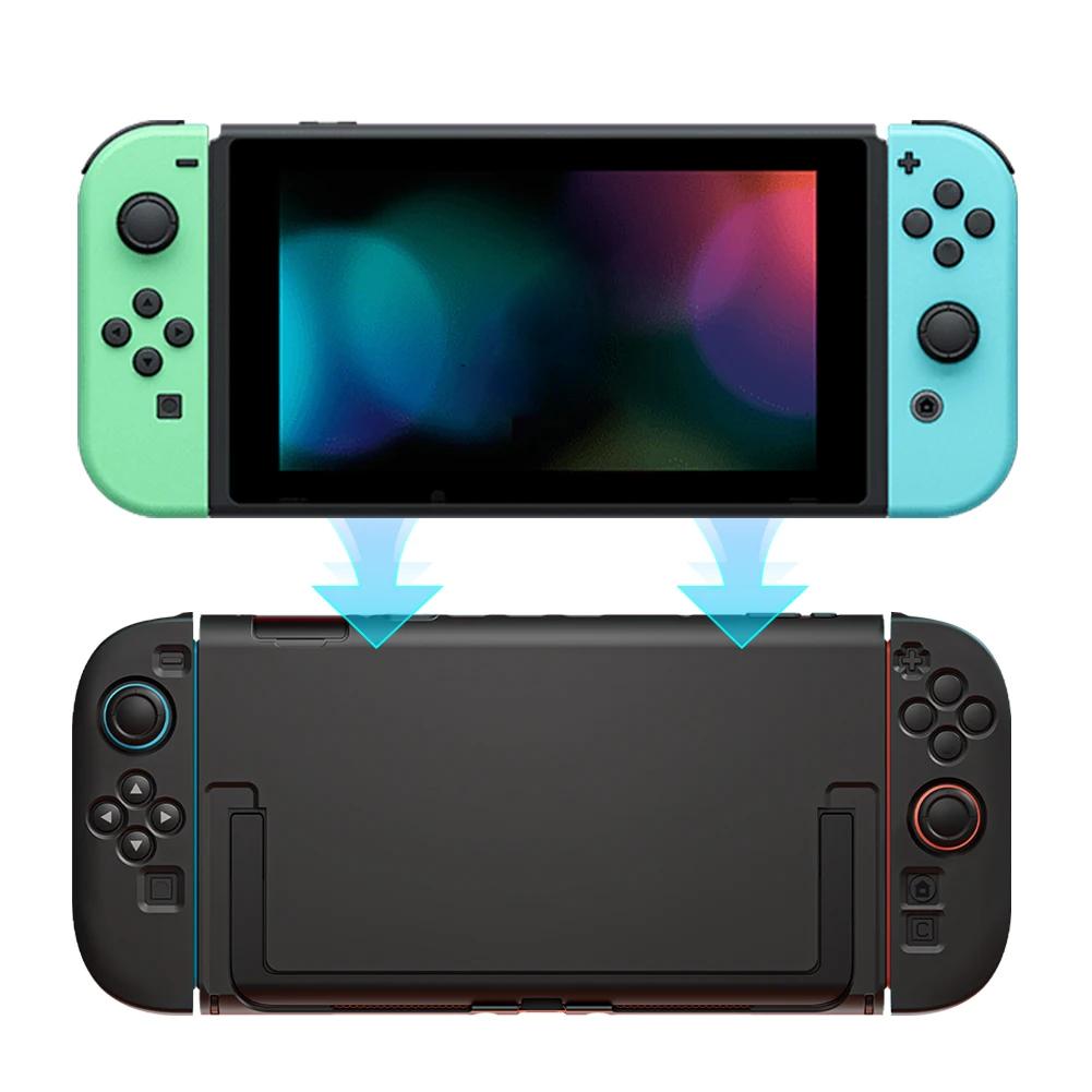 PC Hard Case for Nintendo Switch 2 Joycon Protective Shell Cover with Stand Shockproof Anti-Scratch Protector Case Accessories