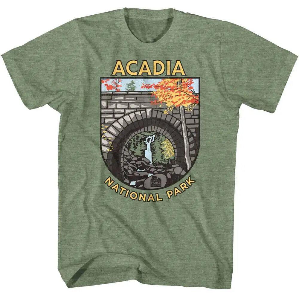 Acadia Carriage Road Bridges Men T Shirt S