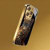Custodia per Telefono in Vetro con Stampa Leopardata Metallica Oro Diamante Per iPhone 17 Pro Max 11 12 13 14 15 Pro 16 15 Plus 17Air 16E Cover
