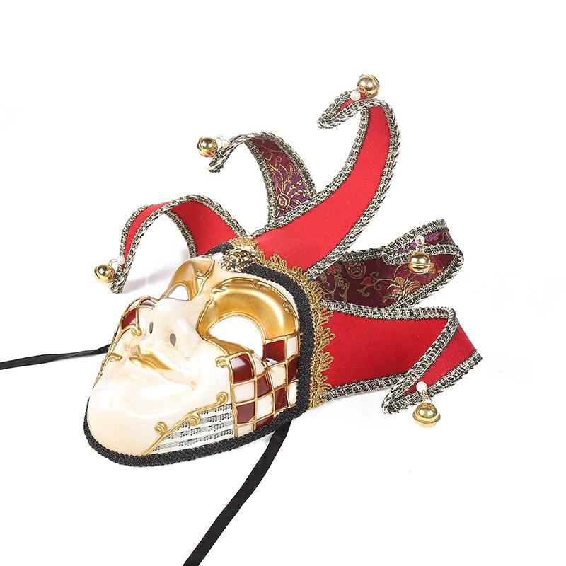 Venetian Masquerade Mask Full Face Men Halloween Vintage Party Costume