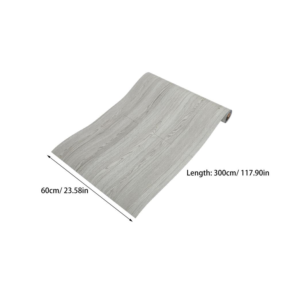 1 Roll Self Adhesive PVC Flooring Roll Wear Resistant Easy Peel Stick Floor Sticker for Supermarket Home Office Slip Resistant