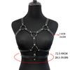 Cintura Moda Stile di Strada Pettorina Cintura Bretelle Per Donne Decorazione Punk Rock Cintura in Pelle Accessori Abbigliamento Gotico