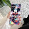 Disney Mickey Mouse Transparent Case For Samsung Galaxy S26 S25 Ultra S24 S22 S26 Plus S20 S23 S21 S25 FE 5G Clear Silicon Cover