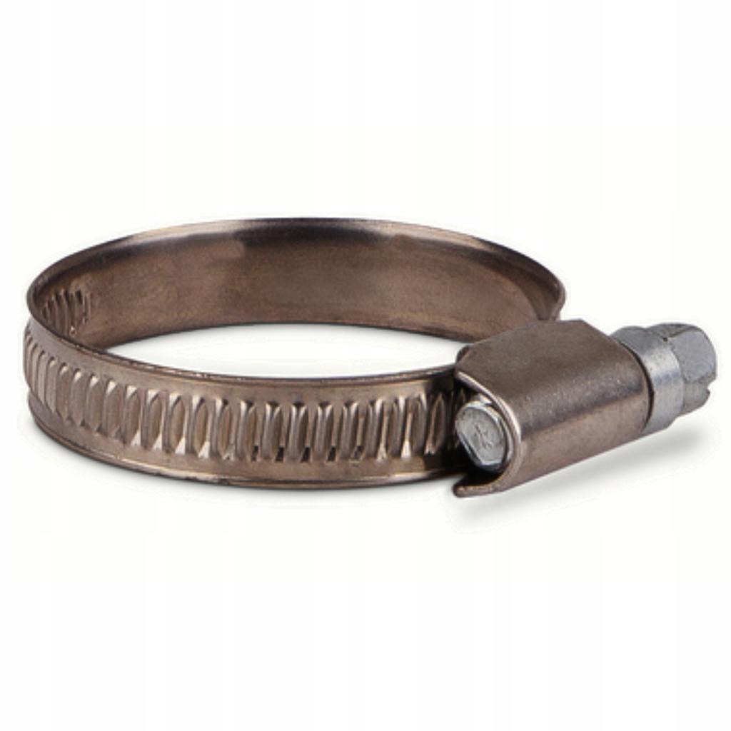 10x opaska zaciskowa ślimakowa 16-25mm klasa w2 inox (półinox), 9 mm szer.