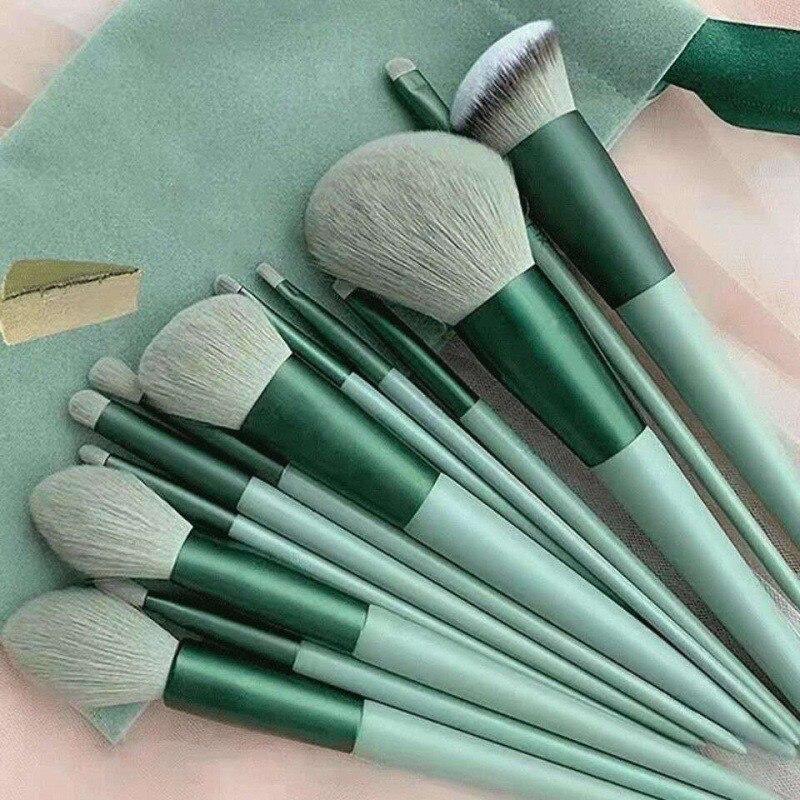 13 Teile/los Make-Up Pinsel Set Lidschatten Foundation Frauen Kosmetische Pulver Erröten Blending Schönheit Make-Up-Tool