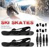 1 paar Mini Ski Skates Schnee Kurze Skiboard Einstellbare Bindungen Skifahren Schuhe Outdoor