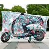 Cartoon Motorcycle Cover Waterproof Electric Bicycle Rain Cover  Electric Vehicle