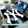 1pc Digital Printed Chair Rug for Home Office Use, New York Yankees (9) Carpet Appropriate for All Seasons, Soft Area Carpet