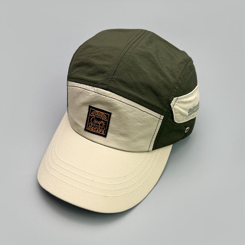 Printed Color Matching Letter Quick-Drying Baseball Cap Men'S And Women'S Sunshade Breathable Outdoor Rear Sealing Cap