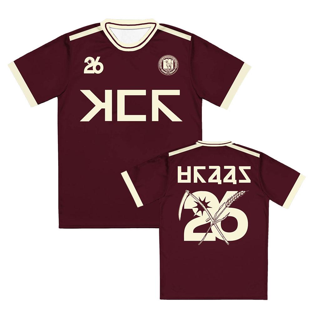 The Black Parade Tour 2026 Merch My Chemical Romance Football Tees Draag National Team Print Tshirts Short Sleeve O-neckTop