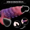 Octopus Shape Hollow Penis Sleeve Soft Silicone Wearable Penis Extender for Men