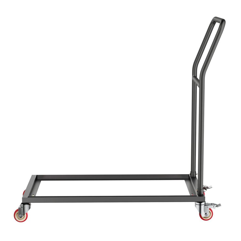Folding Chair Rack Cart for 25 Chairs of 300 LBS L-shape Vertical