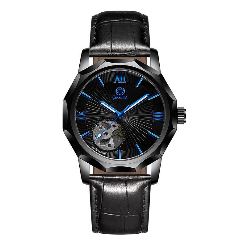 

Top Brand Fashion Mechanical Watch Men s European and American Style Automatic Mechanical Watch Polygon Dial Fashion Watch