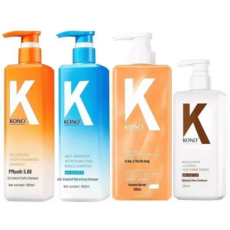 

KONO Oil Control & Volumizing 4-Piece Hair Care Set