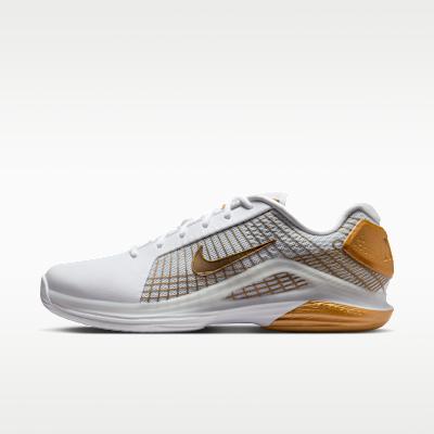Nike Court Air Zoom Vapor 12 Hypersmash HC White Pure Platinum Metalli 42.5