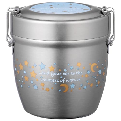 Skater Thermal Lunch Box Star Pattern 550ml Antibakteriální vakuová nerezová ocel STLBD6AG-A