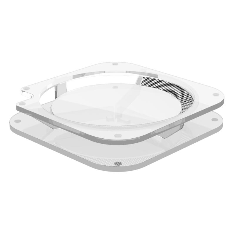 

High Transparencies Acrylic Computer Stand With AntiDust Meshes And Enhances Cooling System for 2024 1