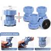4/8Pcs Washing Machine Universal Heightening Pads Washer Dryer Leveling Stand Easy To Install Noise Reduction Anti-Vibration Riser Pads