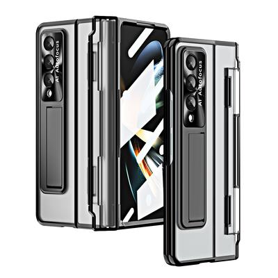 Anti -Shock 360 Full Body Protective Plating Case For Samsung Galaxy Z Fold 4 Fold3 Fold4 Fold 3 5g Tempered Glass Film Coque