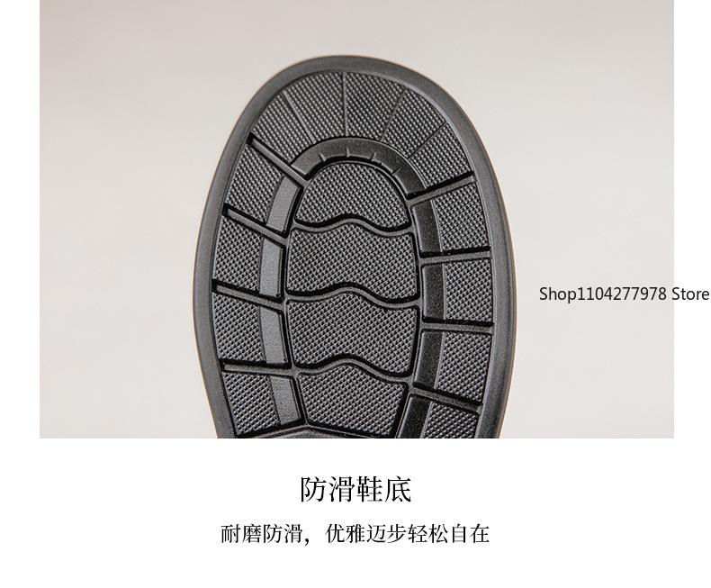 Fashion Super Soft Gold Coin Loafers Pu Leather Women's 2025 New British Style Thick Heel Flats One Pedal Pumps Female Plus Size 42