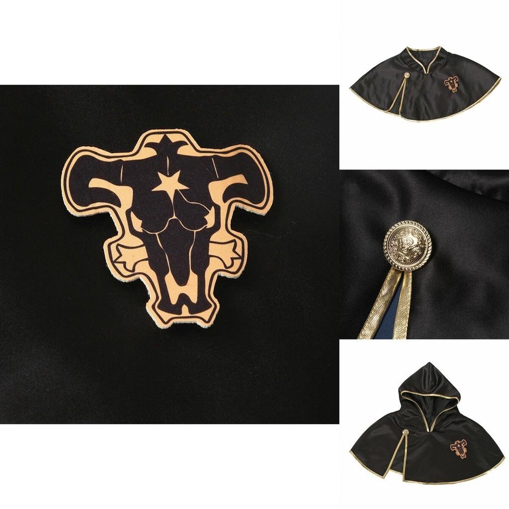 Black Clover Asta Cosplay Costume With Durable Short Cape For Themed Activities And Events
