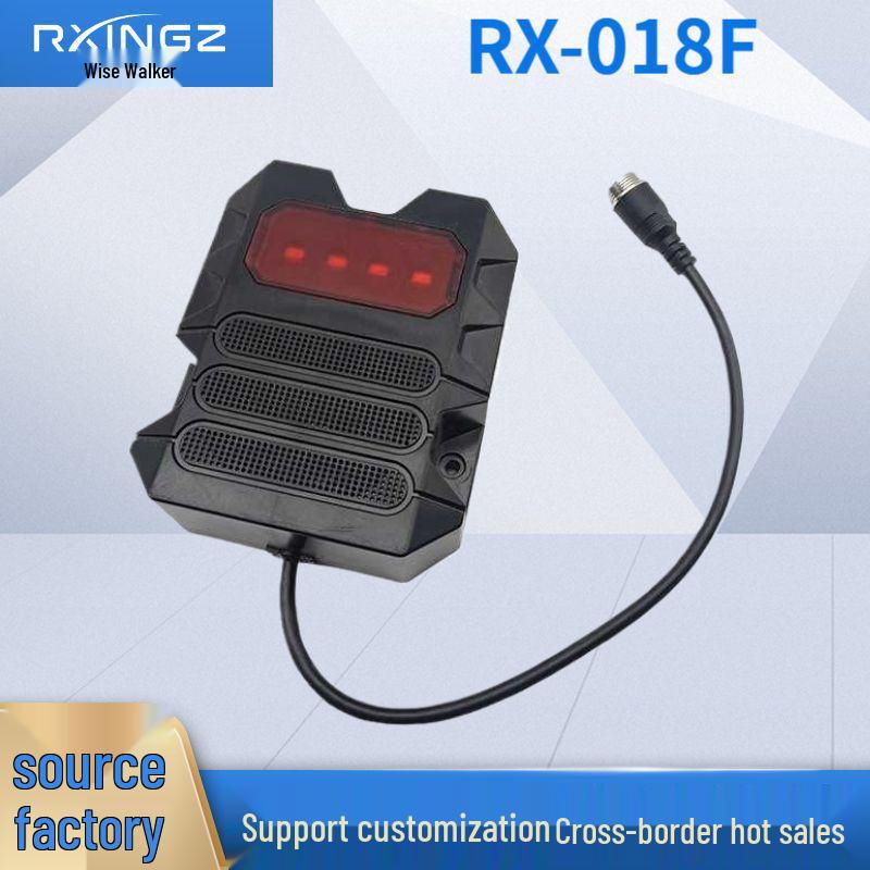 

Excavator Blind Spot Voice & Light Alarm with Celebrity-Style Horn 5m Aviation Head Cable for PC Connection