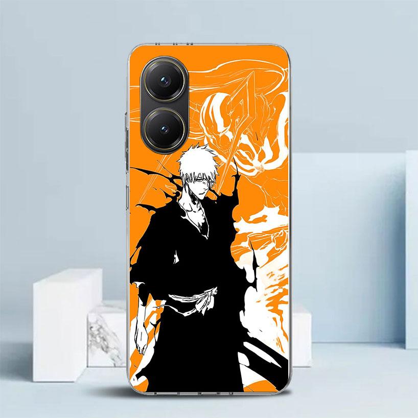 

Kurosaki Ichigo Bleach Phone Case For Xiaomi Poco F7 Ultra X5 X6 X7 Pro M7 Redmi 15C 15 13C 13 12C 12 10C 10 10A 9 9C 9A 9T Cove Xiaomi Poco X5 Pro