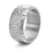 2026 Accessories Men's Chinese Fashion Retro Old Hammering Honeycomb Ring Niche Atmospheric Wide Edition Ring