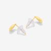 ESTELLE [Official] Women's K10 Yellow Gold Drop Motif Earrings 0202-3248-0019-0000