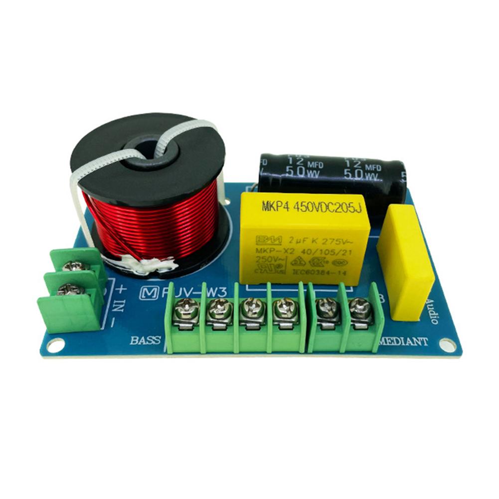 Frequency Dividers MKP Metal Film 200W 3-Way Audio Woofer Crossover Filter DIY Audio Modification for 3.5/4/4.5-8 Inch Speakers