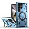 Heavy Duty Magnetic Charging Case For Samsung Galaxy S26 S25 S24 S23 S22 FE Ultra Plus Ring Bracket Raised Camera Bezel Cover