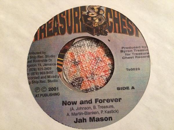 

7inch Record JAH MASON Now And Forever TC0023 Treasure Chest 2001 Jamaica Reggae Ska Dub Used