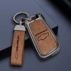 Car Vintage Leather Keychain Ring Zinc Alloy Chain Key For Cruze Spark Captiva Suburban Camaro Malibu Silverado