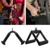 Cable Attachment V Bar Double D Row Handle, Tricep Pull Down for Elbows Back