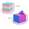 3D Printed Cube Fidget Toy Cube Stress Relief Cube Rotating Stress Relaxing Toy Desktop Decoration Decompression Toy Premium Quality