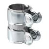 Exhaust Clamp Stainless Steel 45mm 50mm 63mm Exhaust Tube Pipe Connector Joiner Sleeve Clamp Adjustable Tip Car Accessories