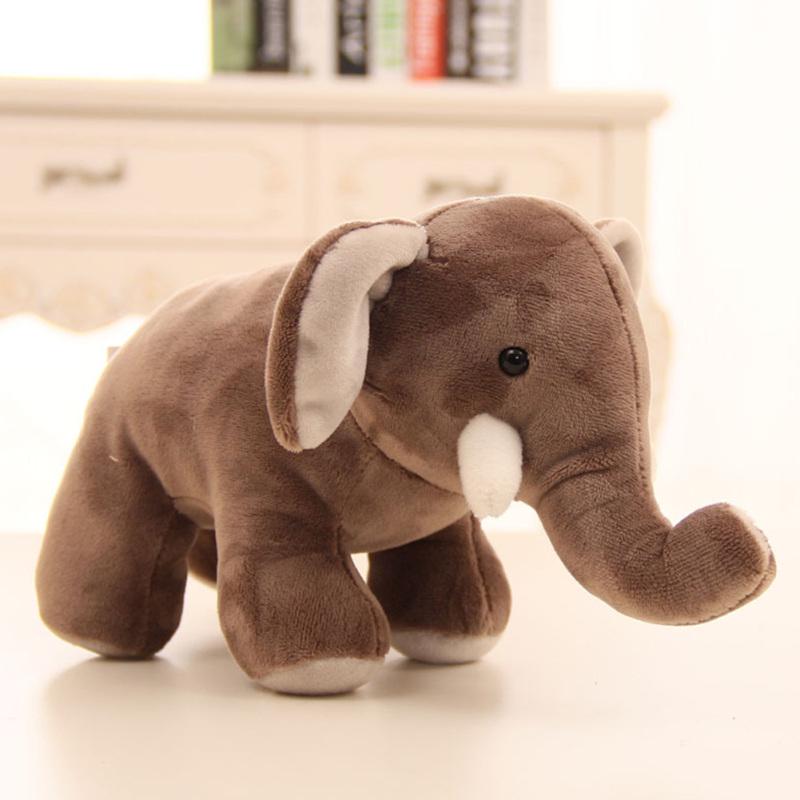Cute Large Stuffed Plush Toy Simulation Elephant Doll Throw Pillow Birthday Christmas Gift