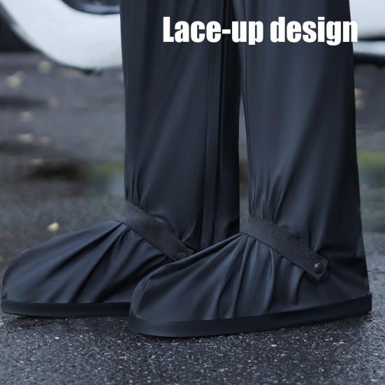 Elastic Band Shoe Covers Reusable Non Slip Waterproof Shoe Covers Over The Knee Rain Shoe Covers for Men Women Sneakers