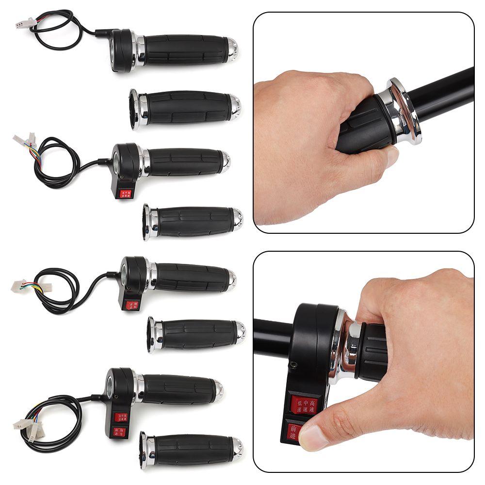 

Ручка с длинным кабелем Руль для электровелосипеда Ручка газа для электровелосипеда Управление скоростью вперед и назад